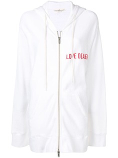 Golden Goose Deluxe Brand толстовка на молнии Love Dealer с капюшоном