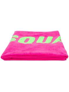 Dsquared2 пляжное полотенце с контрастным логотипом