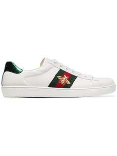 Gucci кроссовки Ace с вышивкой