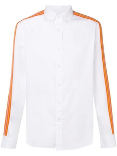 Calvin Klein 205W39nyc рубашка с полосками по бокам