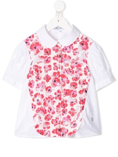 Simonetta рубашка с цветочным принтом