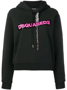 Dsquared2 худи с цепочкой и принтом логотипа