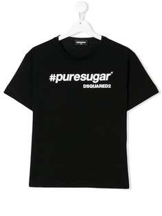 Dsquared2 Kids футболка с нашивкой логотипа