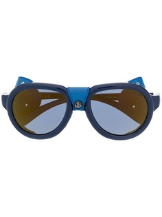 Moncler Eyewear солнцезащитные очки с отделкой