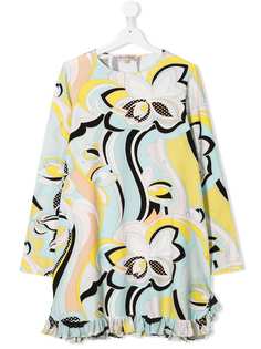 Emilio Pucci Junior платье с цветочным принтом