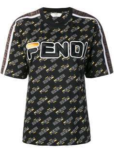 Fendi футболка с короткими рукавами и логотипом