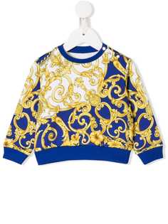 Young Versace толстовка с принтом в стиле барокко
