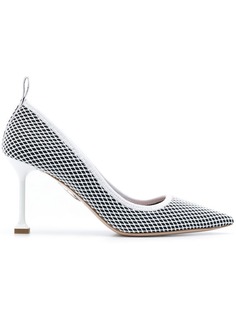 Miu Miu pointed fishnet pumps