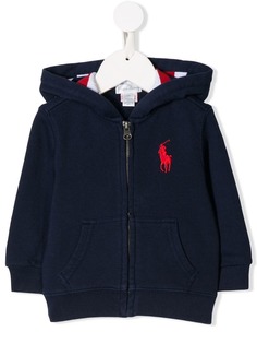 Ralph Lauren Kids толстовка на молнии с капюшоном