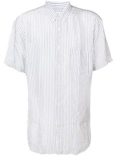 Comme Des Garçons Shirt полосатая рубашка с короткими рукавами
