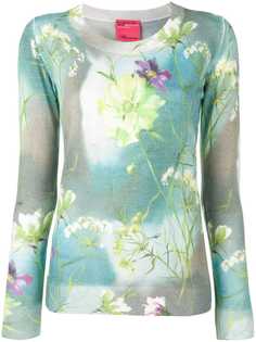 Blumarine джемпер с цветочным принтом