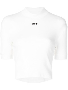 Off-White футболка с принтом логотипа