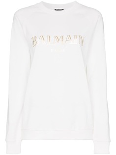 Balmain футболка с принтом логотипа