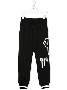 Philipp Plein Junior спортивные брюки с логотипом