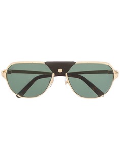 Cartier солнцезащитные очки-авиаторы