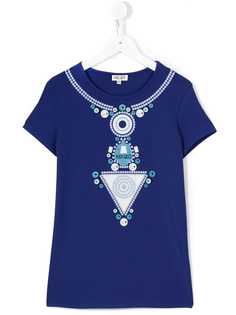 Kenzo Kids футболка с графическим принтом