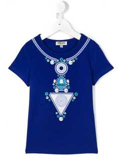 Kenzo Kids футболка с графическим принтом
