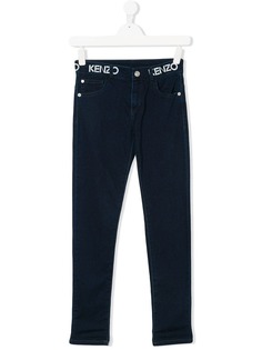 Kenzo Kids джинсы скинни с логотипом