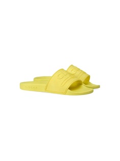 Gucci Kids шлепанцы с логотипом Gucci