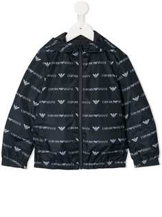 Emporio Armani Kids куртка на молнии с логотипом