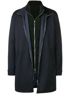 Giorgio Armani пальто с многослойным дизайном
