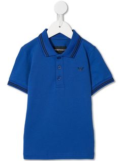 Emporio Armani Kids рубашка-поло с логотипом