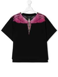 Marcelo Burlon County Of Milan Kids укороченный топ с принтом крыльев