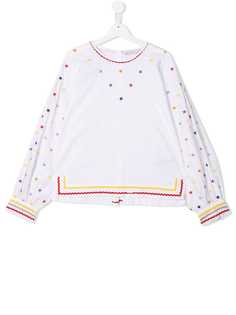 Stella Mccartney Kids блузка с вышивкой