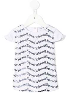 Emporio Armani Kids футболка с логотипом