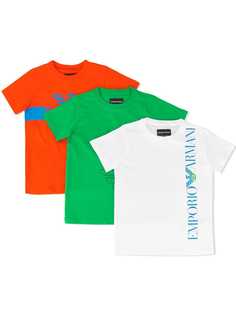 Emporio Armani Kids три футболки с логотипом