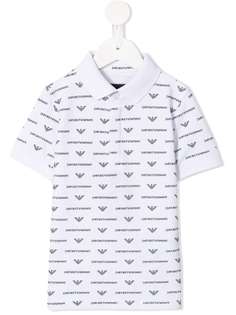Emporio Armani Kids рубашка-поло с логотипом