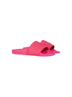 Gucci Kids шлепанцы с логотипом Gucci