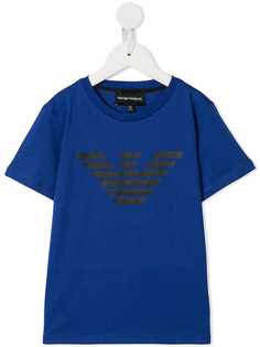 Emporio Armani Kids футболка с принтом логотипа