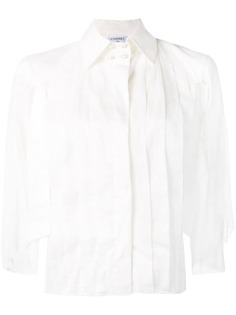 Chanel Vintage блуза с рукавами кейп 2000-х годов