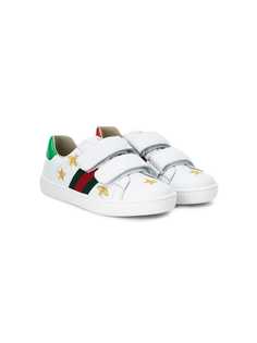 Gucci Kids кроссовки с вышивкой