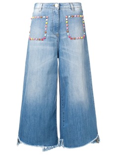 Elisabetta Franchi джинсы с разноцветными заклепками