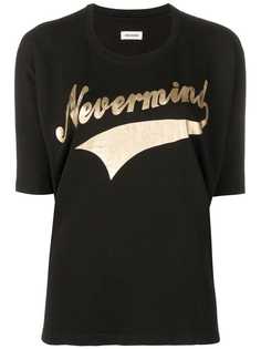 Zadig&Voltaire толстовка с рукавами три четверти и принтом