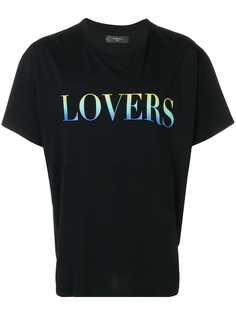Amiri футболка с принтом Lovers