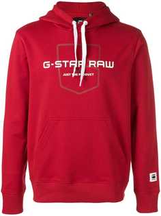 G-Star Raw Research толстовка с капюшоном и принтом логотипа