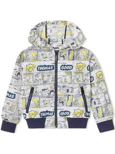 Burberry Kids легкая куртка с капюшоном и принтом логотипа