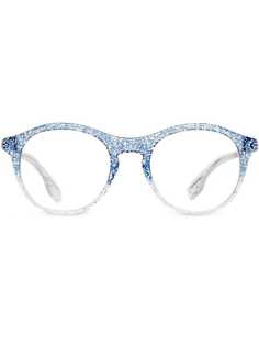 Burberry Eyewear оптические очки в круглой оправе с блестками