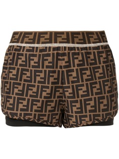 Fendi шорты с логотипами FF