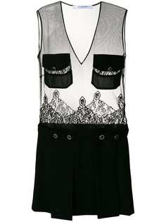 Givenchy полупрозрачное платье