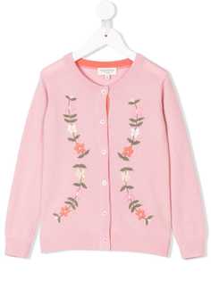 Cashmirino кашемировый кардиган с цветочной вышивкой