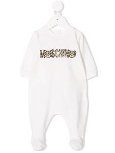 Moschino Kids комбинезон с принтом логотипа