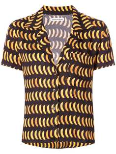 Reformation рубашка Cuba с коротким рукавом и принтом