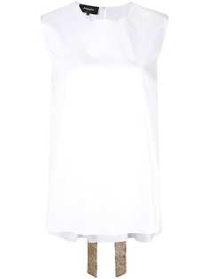 Rochas топ с контрастным воротником