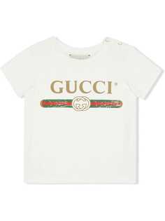 Gucci Kids футболка с логотипом Gucci