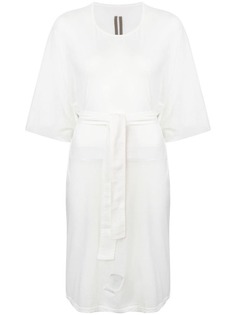 Rick Owens DRKSHDW платье-футболка с поясом