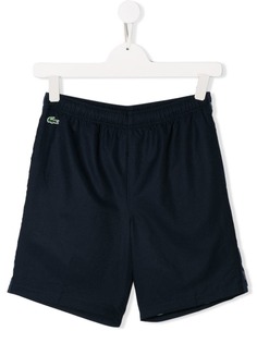 Lacoste Kids шорты с полосками с логотипом